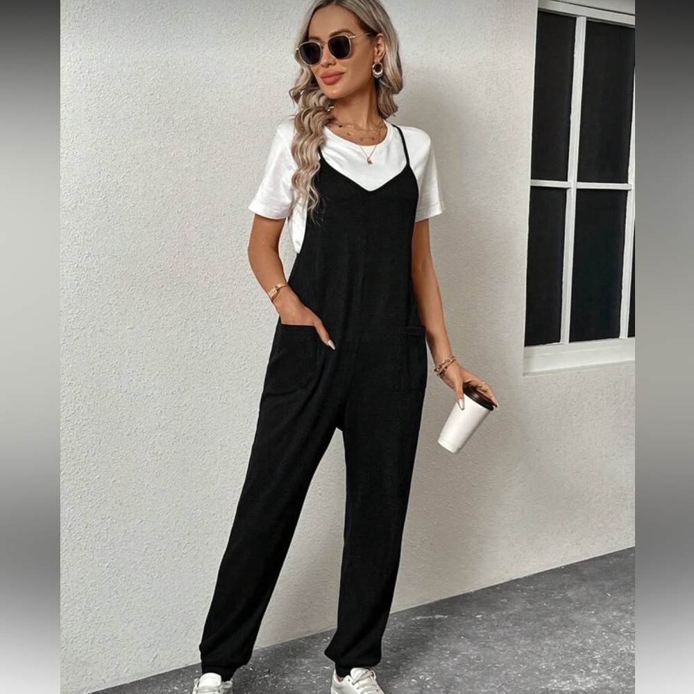 SHEIN Black Jumpsuit XXL Like New